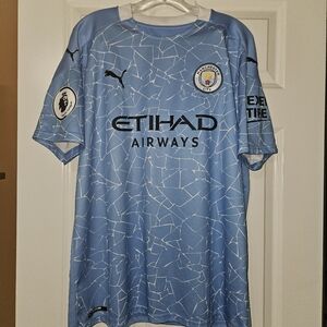 Manchester City Premier Soccer Jersey